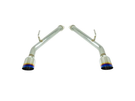 Remark '14+ Infiniti Q50 Axle Back Exhaust w/ Burnt Stainless Tip